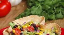 Tortilla Bowl Southwestern Salad Recipe by Tasty Tortilla Bowl Southwestern Salad Recipe by Tasty