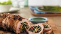 Stuffed Pork Tenderloin with Chimichurri Stuffed Pork Tenderloin with Chimichurri