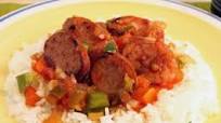 Zesty Sausage and Rice Skillet Dinner Zesty Sausage and Rice Skillet Dinner
