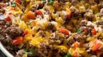 Ground Beef and Rice Skillet Dinner Ground Beef and Rice Skillet Dinner