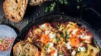 Eggs in Purgatory with Spaghetti Squash Eggs in Purgatory with Spaghetti Squash