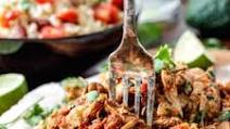 Slow Cooker Shredded Mexican Chicken Slow Cooker Shredded Mexican Chicken