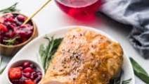 Glazed Pork Loin with Cranberry Mango Sauce Glazed Pork Loin with Cranberry Mango Sauce