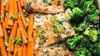 Asian Salmon Sheet Pan Dinner Asian Salmon Sheet Pan Dinner