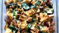 Sausage and Spinach Strata Sausage and Spinach Strata