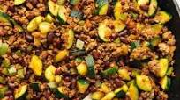Keto Ground Beef and Zucchini Skillet Recipe Keto Ground Beef and Zucchini Skillet Recipe
