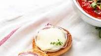Cheese Onion Crostini Cheese Onion Crostini