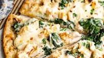 Chicken Alfredo Pizza Chicken Alfredo Pizza
