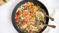 Keto One Pan Pizza Zoodles Keto One Pan Pizza Zoodles