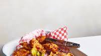 Buttermilk fried chicken and waffles Buttermilk fried chicken and waffles