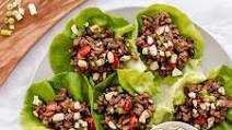 Asian Ground Beef Lettuce Wraps Asian Ground Beef Lettuce Wraps