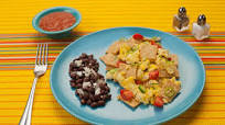 Huevos Revueltos a la Mexicana Huevos Revueltos a la Mexicana