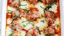 Cheesy Keto Meatball Casserole Cheesy Keto Meatball Casserole
