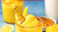 Frozen Mango margarita with Tajin Seasoning Frozen Mango margarita with Tajin Seasoning