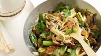 Pork & mushroom stir-fry Pork & mushroom stir-fry