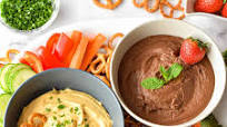 Low FODMAP Hummus - 2 Ways (Classic and Chocolate Dessert) Low FODMAP Hummus - 2 Ways (Classic and Chocolate Dessert)