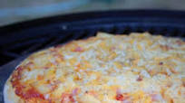 Grilled Ham and Pineapple Pizza Grilled Ham and Pineapple Pizza