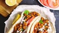 Vegetarian chickpea gyros Vegetarian chickpea gyros