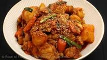 Dakbokkeumtang - Korean Spicy Chicken Stew Dakbokkeumtang - Korean Spicy Chicken Stew