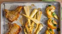 Pork Chops and Apple Sheet Pan Dinner Pork Chops and Apple Sheet Pan Dinner