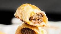Aussie Homemade Beef Sausage Rolls Aussie Homemade Beef Sausage Rolls