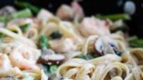 Shrimp Pasta in White Sauce Shrimp Pasta in White Sauce