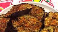 Roasted Spicy Garlic Eggplant Slices Roasted Spicy Garlic Eggplant Slices