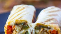 Crispy Fajita Chicken Wraps Crispy Fajita Chicken Wraps