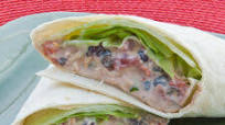 Chicken Enchilada Salad Wraps Chicken Enchilada Salad Wraps