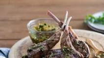 Grilled Lamb Chops with Chimichurri Sauce and Fusion® Spanish Rosemary Salt Grilled Lamb Chops with Chimichurri Sauce and Fusion® Spanish Rosemary Salt