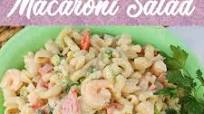 Shrimp and Macaroni Salad Shrimp and Macaroni Salad