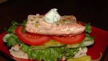 Spicy Salmon Sandwich with Ginger-Peperoncini Aioli Spicy Salmon Sandwich with Ginger-Peperoncini Aioli