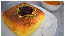 Tahchin | Saffron Chicken Persian Rice Cake Tahchin | Saffron Chicken Persian Rice Cake