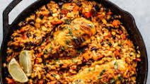 One-Pan Tex Mex Salsa Chicken and Rice One-Pan Tex Mex Salsa Chicken and Rice