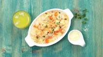Portuguese Baked Chicken Rice With Cheese Portuguese Baked Chicken Rice With Cheese