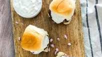 Grilled Gyro Sliders with Tzatziki Sauce Grilled Gyro Sliders with Tzatziki Sauce
