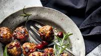 Cranberry and sausagemeat stuffing balls Cranberry and sausagemeat stuffing balls