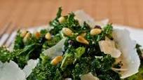 Shredded Kale Salad With Pine Nuts, Currants, and Parmesan Recipe Shredded Kale Salad With Pine Nuts, Currants, and Parmesan Recipe