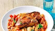 Spanish pork with beans Spanish pork with beans