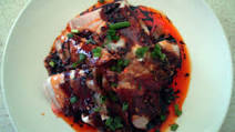 Sliced pork with garlic sauce Sliced pork with garlic sauce