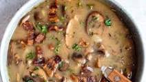 Creamy Mushroom Soup with Bacon (Paleo, AIP, Whole30) Creamy Mushroom Soup with Bacon (Paleo, AIP, Whole30)