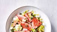 Watermelon feta fattoush Watermelon feta fattoush
