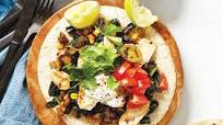 Mexi tostada pizzas Mexi tostada pizzas