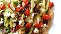 Mediterranean Boneless Pork Cops with Vegetables Mediterranean Boneless Pork Cops with Vegetables