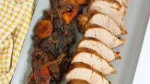Pork tenderloin with dried apricots, raisins and prunes Pork tenderloin with dried apricots, raisins and prunes