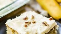 Banana Cake with Coconut Frosting Banana Cake with Coconut Frosting