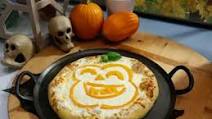 Pumpkin-Crust Halloween Pizza Pumpkin-Crust Halloween Pizza