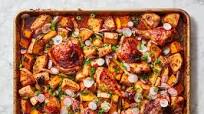 Sheet-Pan Gochujang Chicken and Roasted Vegetables Sheet-Pan Gochujang Chicken and Roasted Vegetables