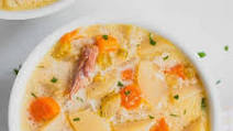 Slow Cooker Potato and Ham Soup Slow Cooker Potato and Ham Soup