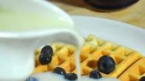Creamy Vanilla Sauce Waffle Topping Creamy Vanilla Sauce Waffle Topping